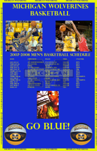Michigan Basketball Schedule